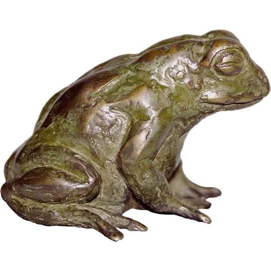 bronze sculpture GUTTURAL TOAD