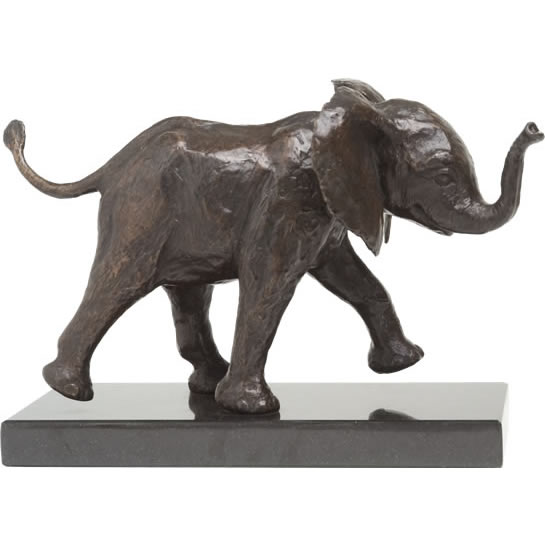 bronze resin YOUNG ELEPHANT