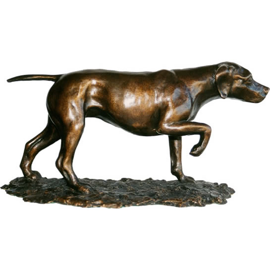 bronze dog sculpture JODY