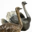bronze sculpture OSTRICH PAIR