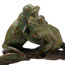 bronze sculpture FIGHTING TREE FROGS