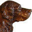 dog sculpture GOLDEN RETRIEVER PORTRAIT