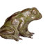 bronze sculpture GUTTURAL TOAD